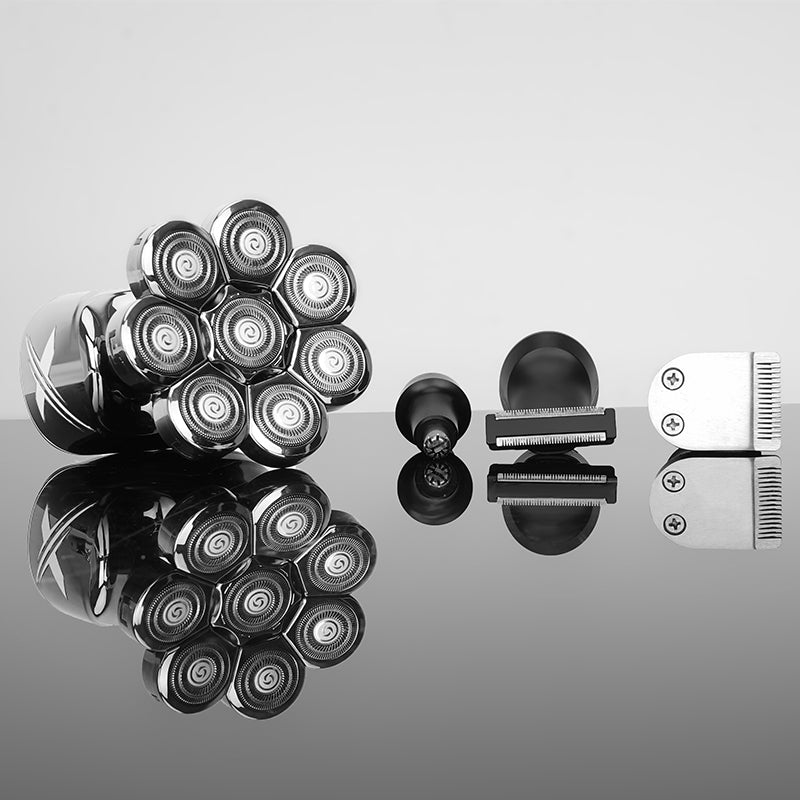 rasoir électrique crâne rotatif 8 lames — XtremPro têtes circulaires 2026