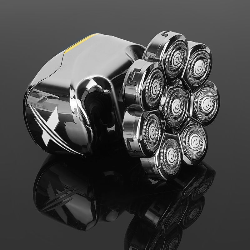 XtremPro rasoir crâne en utilisation — technique rasage tête rasée